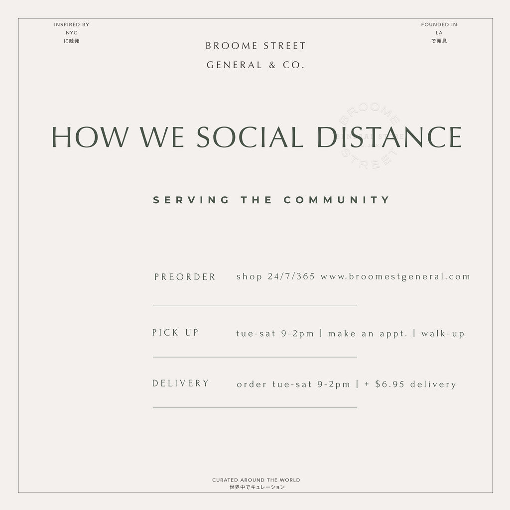 HOW WE SOCIAL DISTANCE
