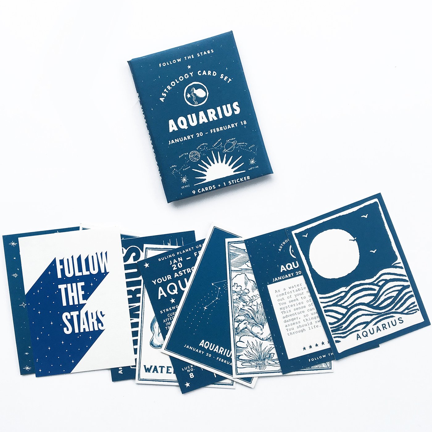 AQUARIUS Astrology Card Set (JAN 20 - FEB 18) – Broome Street AQUARIUS Astrology Card Set (JAN 20 - FEB 18) – Broome Street
