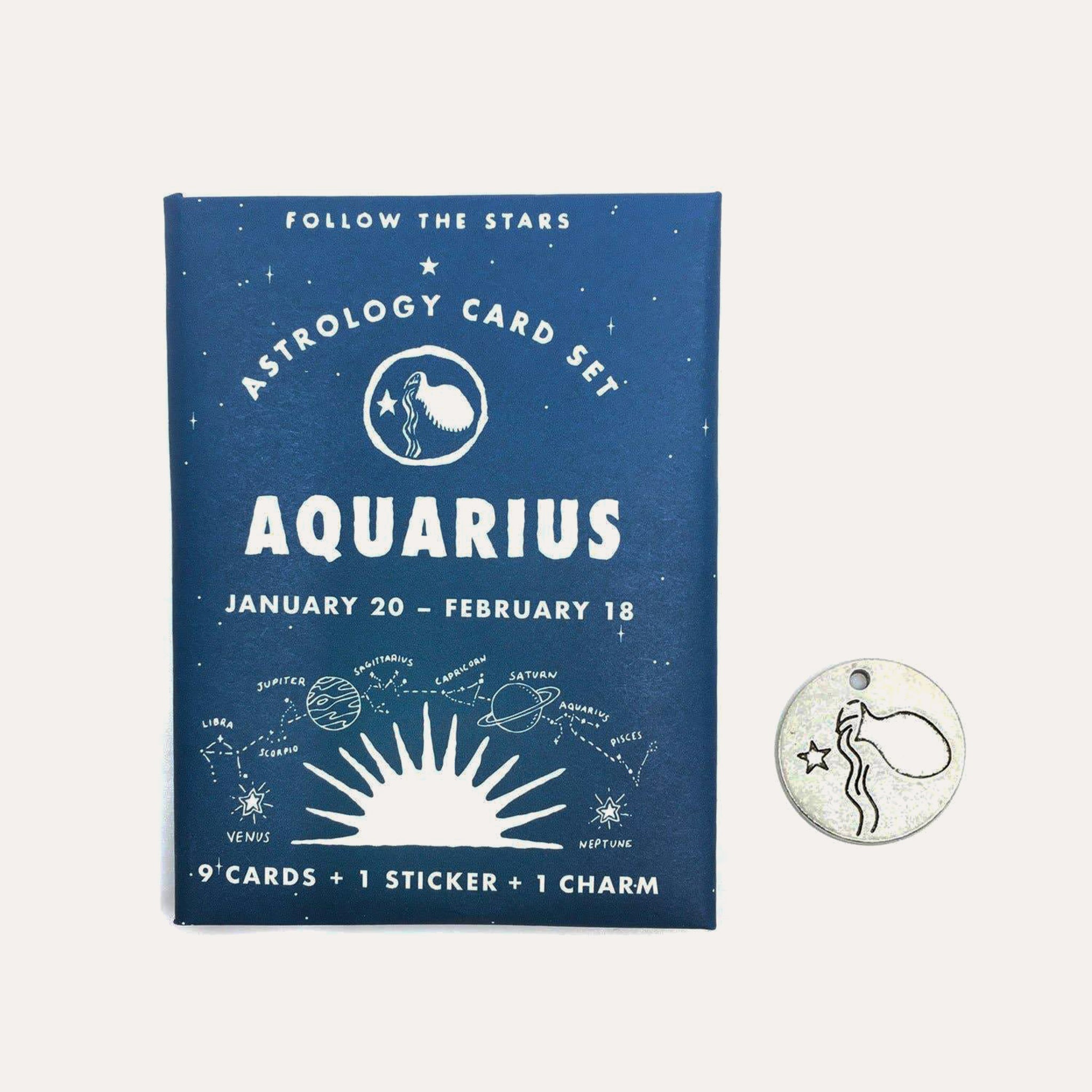 AQUARIUS Astrology Card Set (JAN 20 - FEB 18) – Broome Street