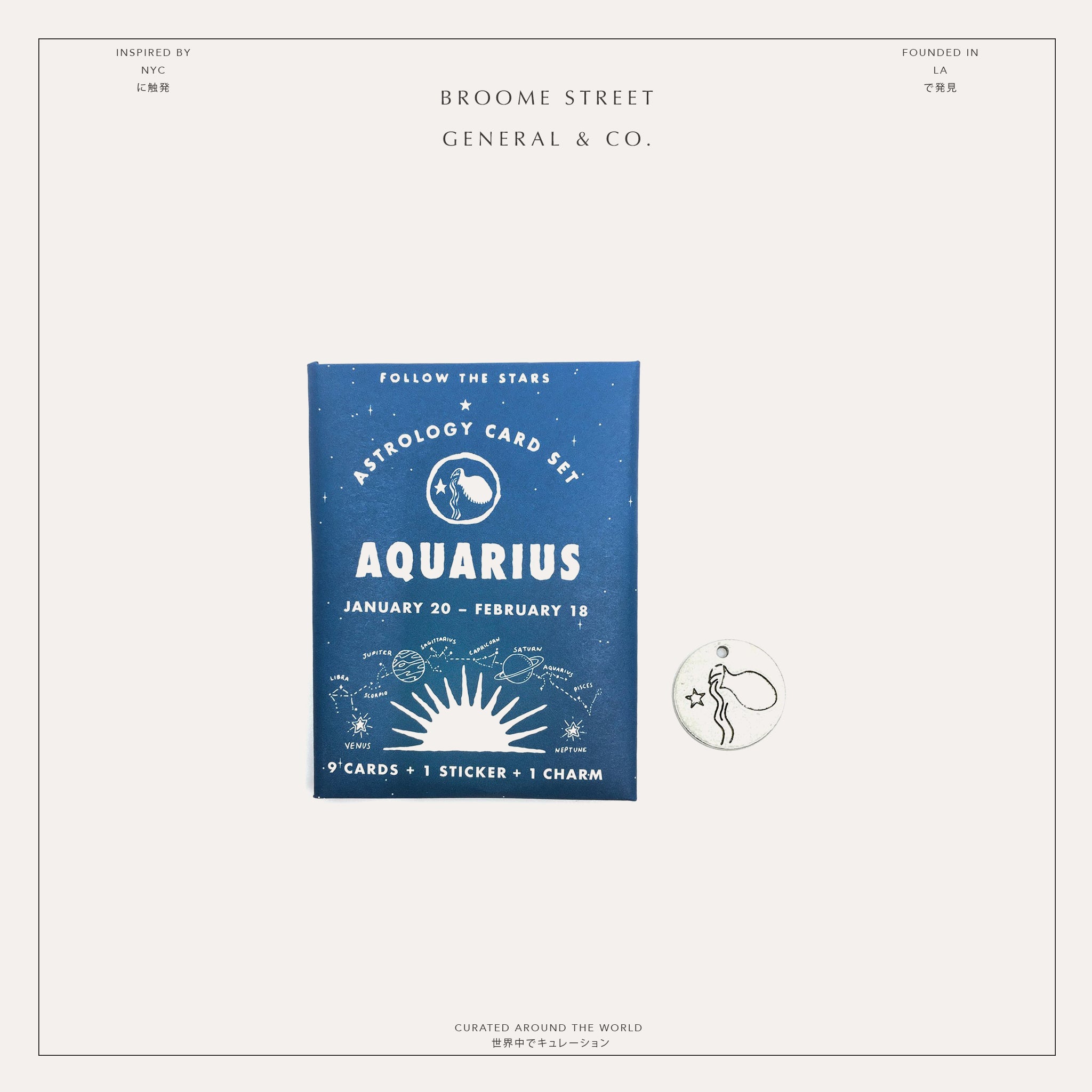 AQUARIUS Astrology Card Set (JAN 20 - FEB 18) – Broome Street