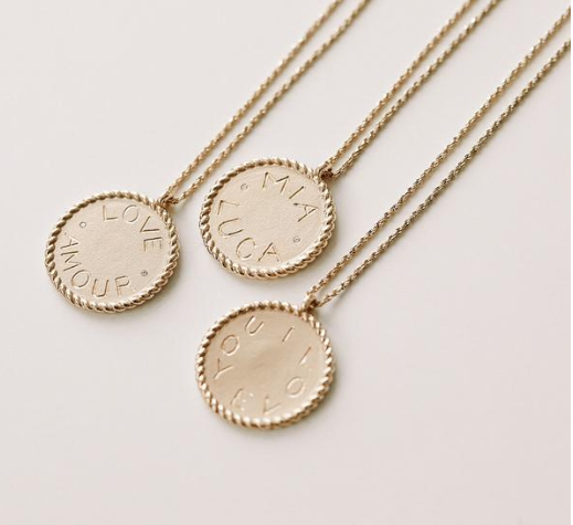 Ariel Gordon Imperial Disc Necklace Broome Street General Store